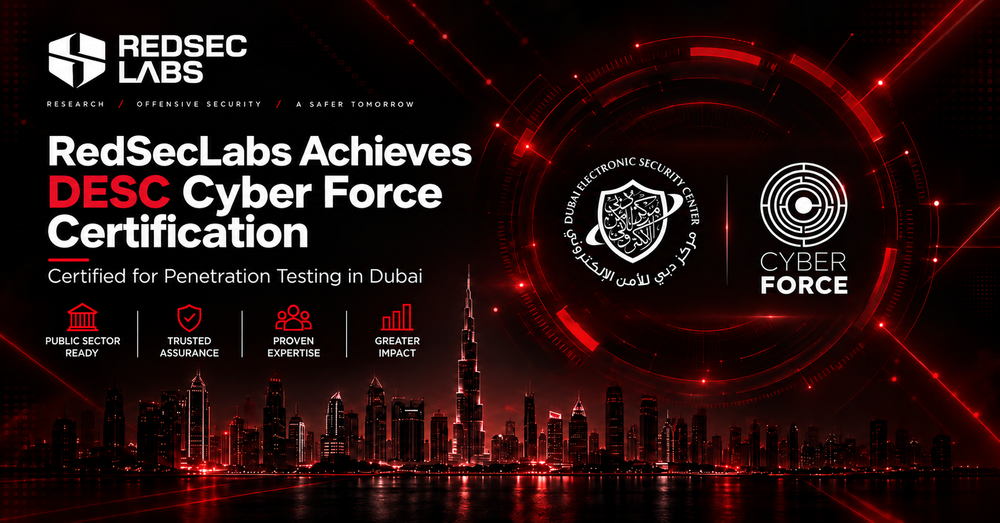 RedSecLabs Achieves DESC Cyber Force Accreditation