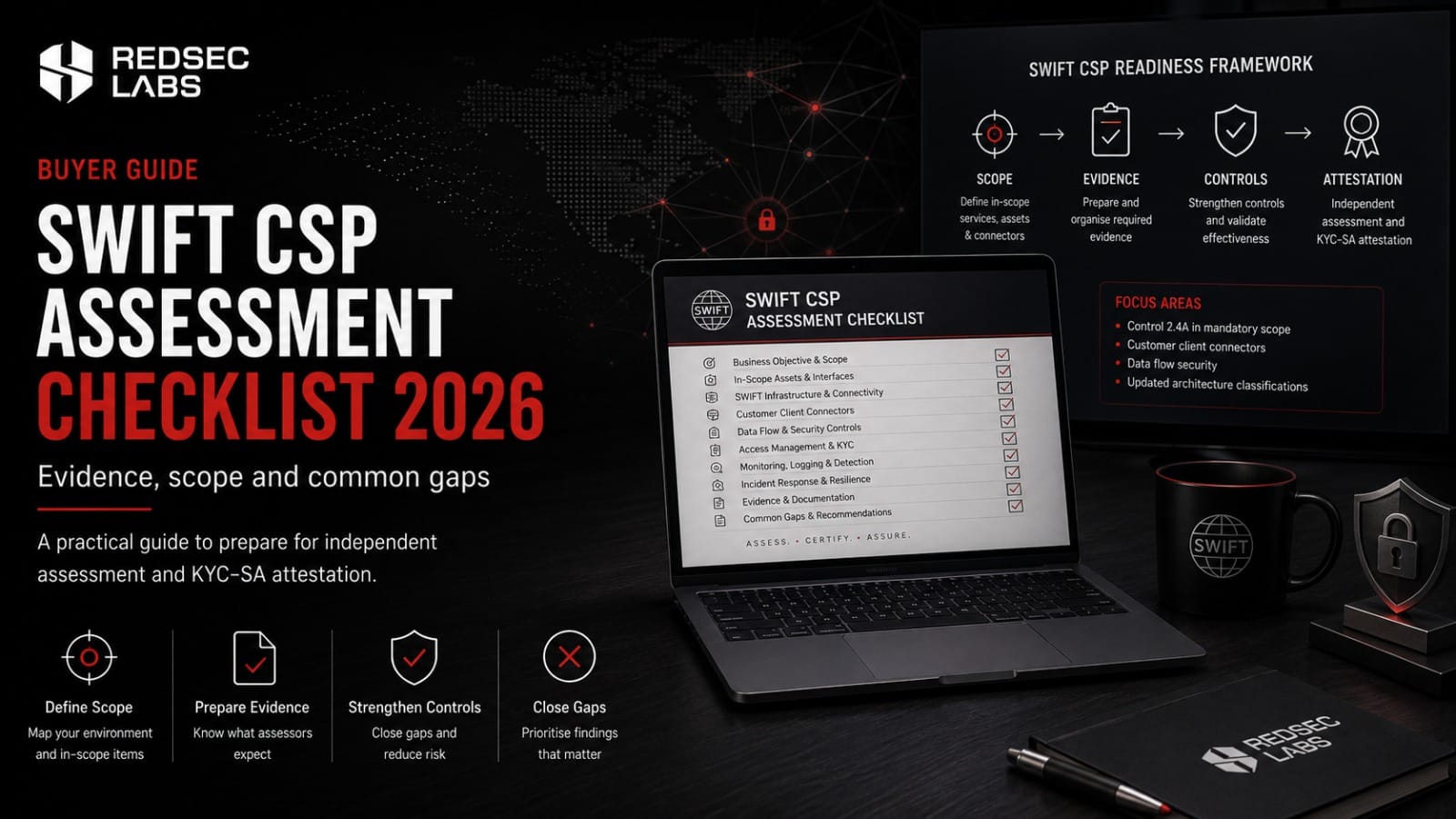 SWIFT CSP Assessment Checklist 2026: Evidence & Scope