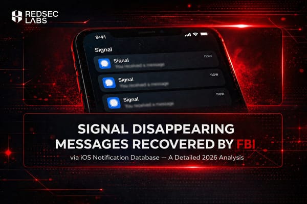 Signal Disappearing Messages Recovered by FBI via iOS Notification Database - A Detailed 2026 Analysis
