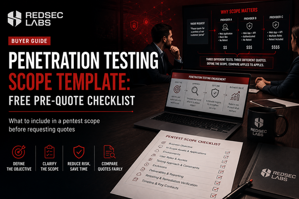 Penetration Testing Scope Template | Free Pre-Quote Checklist