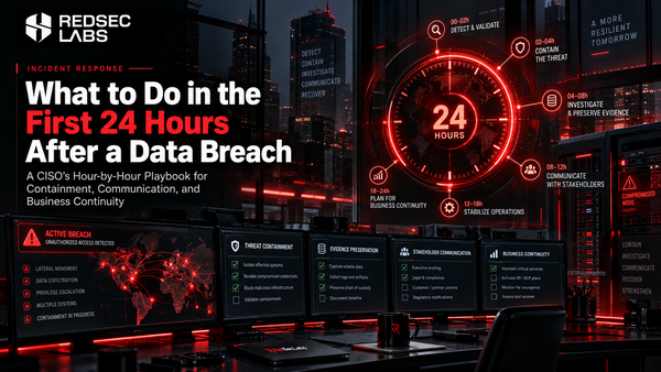 First 24 Hours After a Data Breach: CISO Playbook